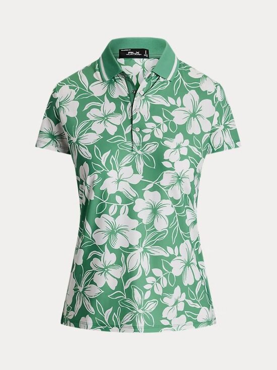 RLX Ralph Lauren Tops - NEW RLX Golf Ralph Lauren Women's M Tailored Fit Floral Polo Shirt NWT $115